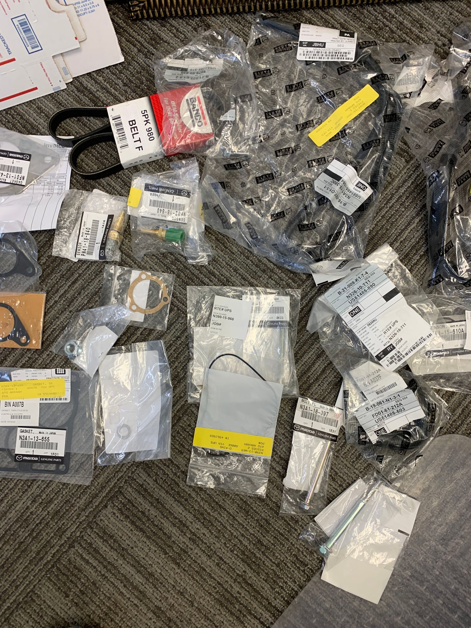 Miscellaneous - RX7 FD3S - Large Lot of Rebuild Parts/Hoses/Sensors/Gaskets (BNIB) - New - 1993 to 2002 Mazda RX-7 - Breinigsville, PA 18031, United States