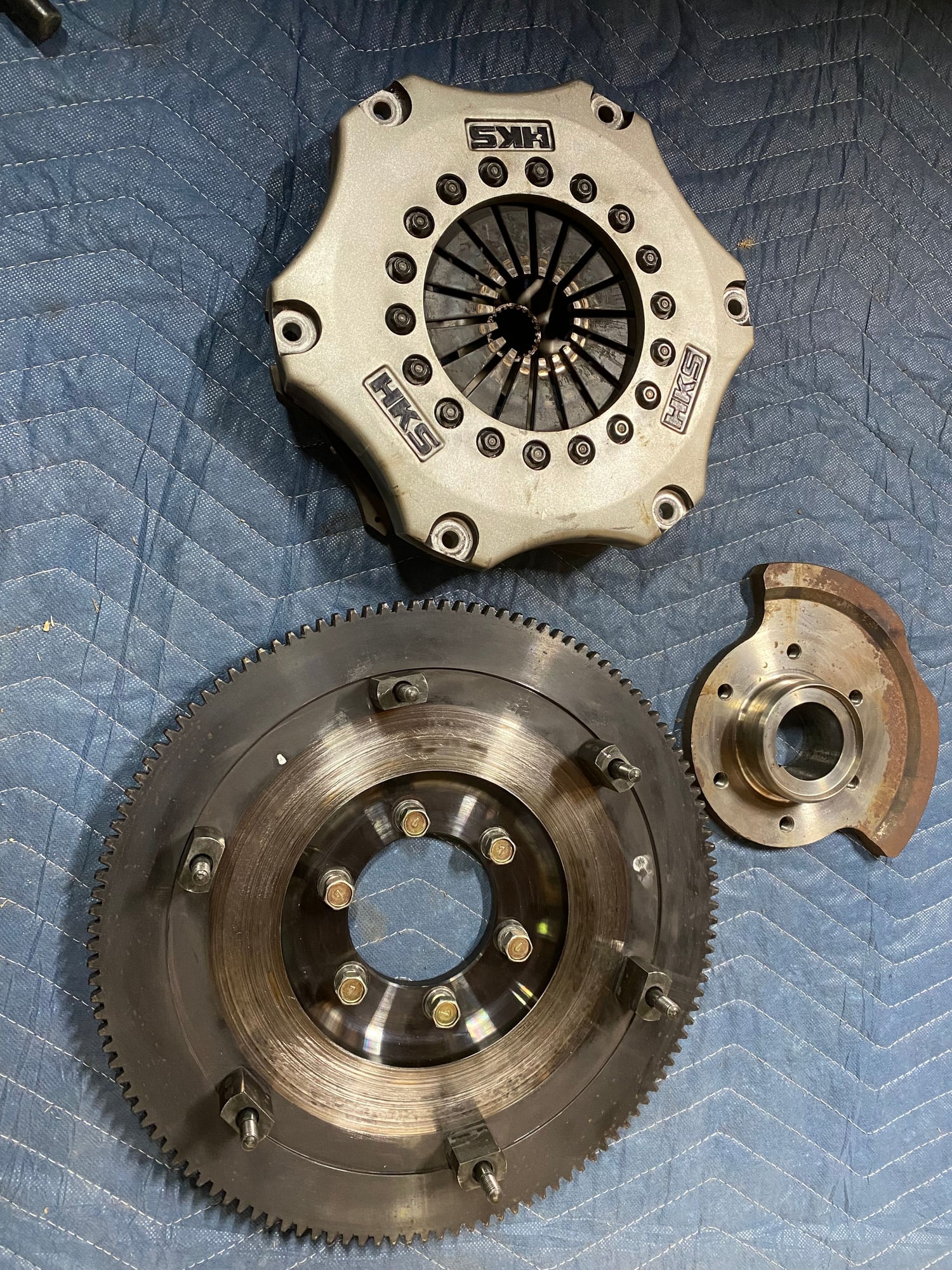 Miscellaneous - HKS Triple Clutch  with flywheel & Counter weight - Used - 1987 to 1991 Mazda RX-7 - Prince Frederick, MD 20678, United States