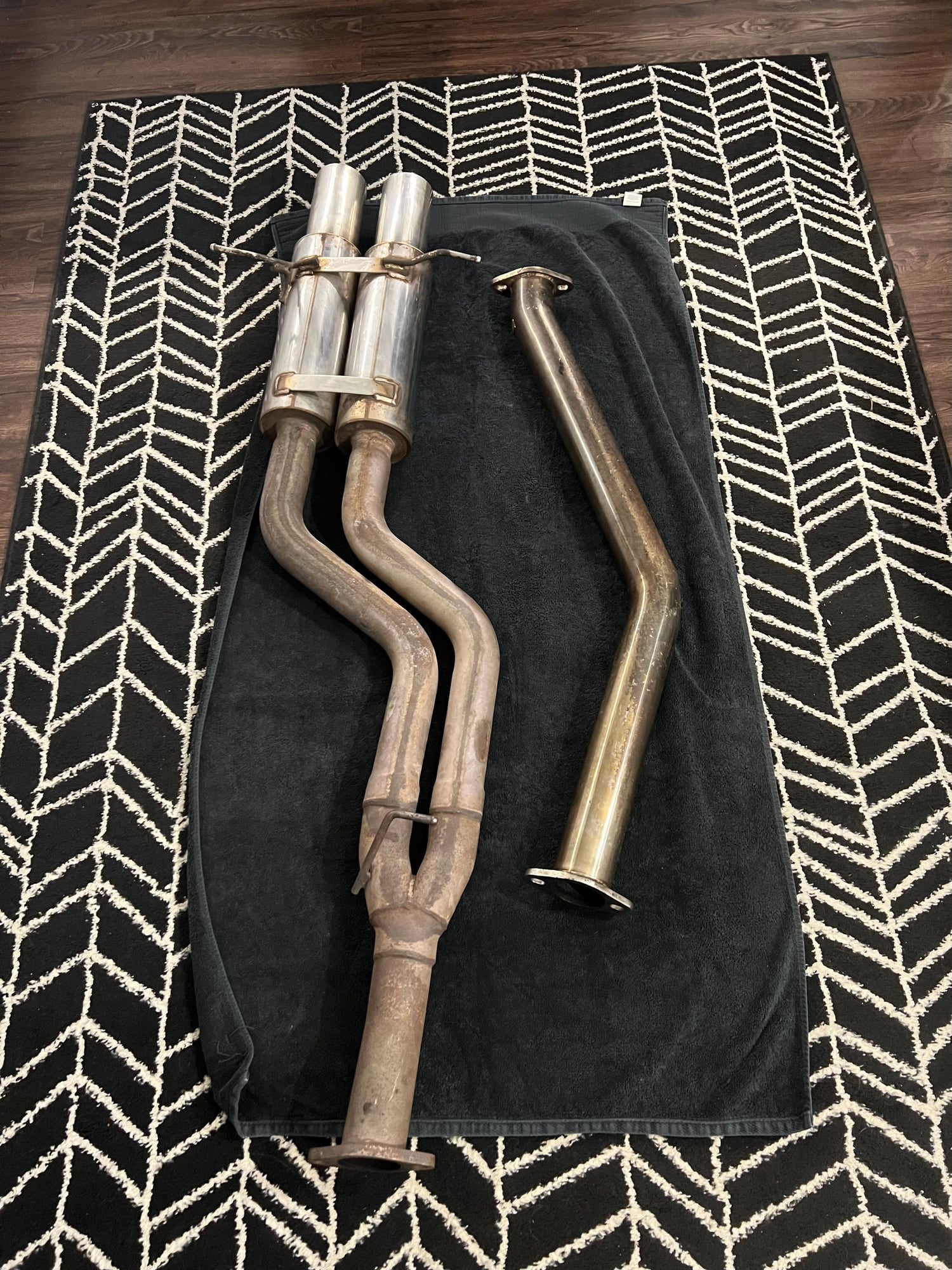 Engine - Exhaust - 93-95 Mazda RX-7 FD APEXI Cat Back Exhaust with Mid Pipe - Used - 1993 to 1995 Mazda RX-7 - Crofton, MD 21114, United States