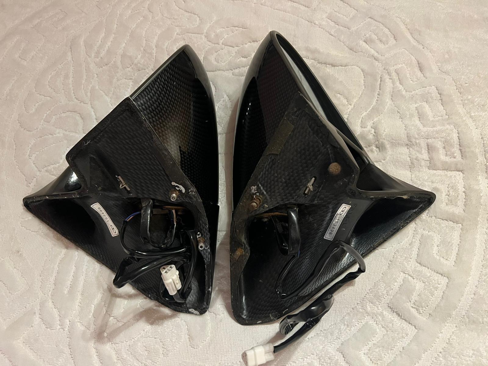 Exterior Body Parts - Genuine Ganador Wing Mirrors - Carbon Effect - Used - 1992 to 2002 Mazda RX-7 - London HA27DY, United Kingdom