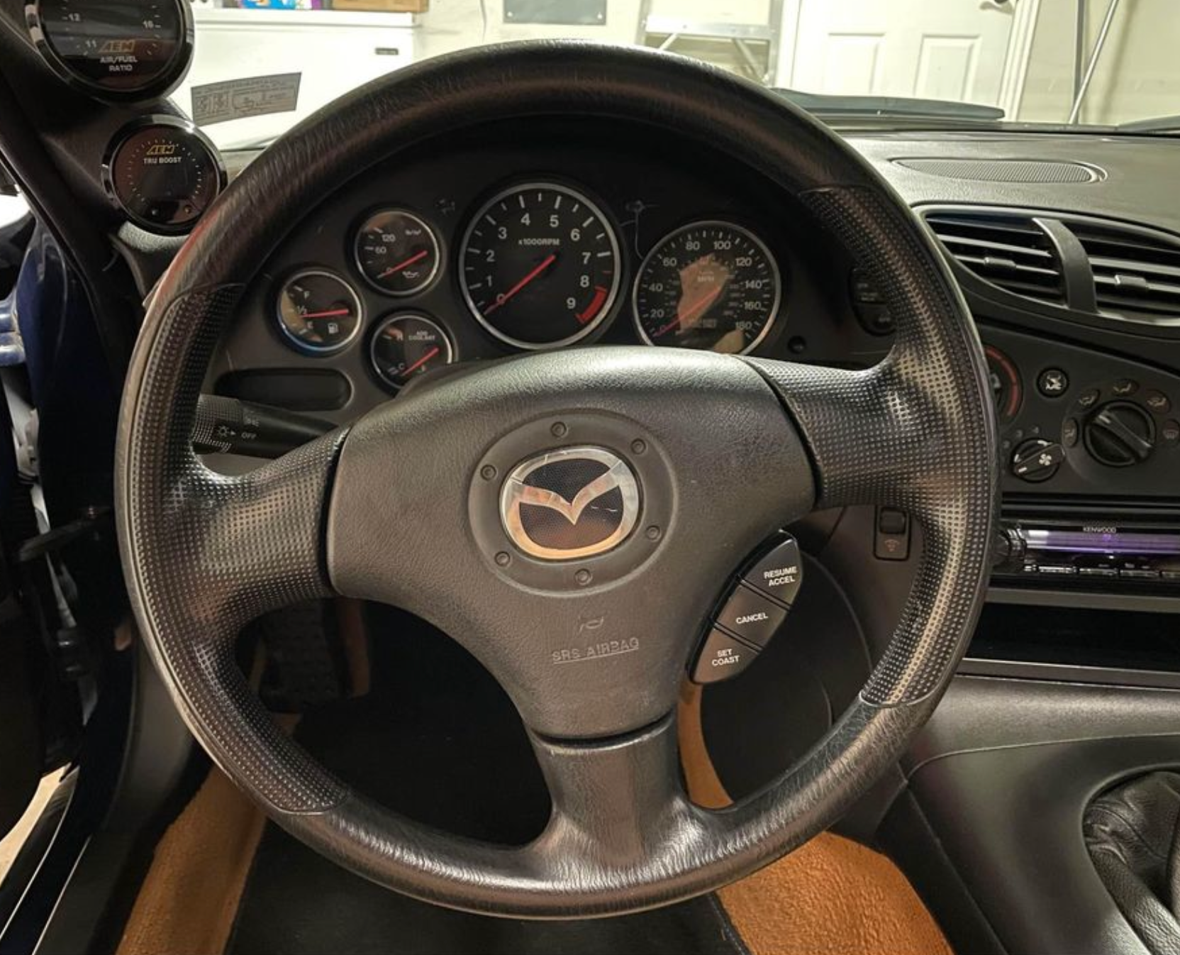 Interior/Upholstery - Mazda RX-7 Steering Wheel W/ Cruise Control - Used - 1993 to 2002 Mazda RX-7 - Fort Worth, TX 76111, United States