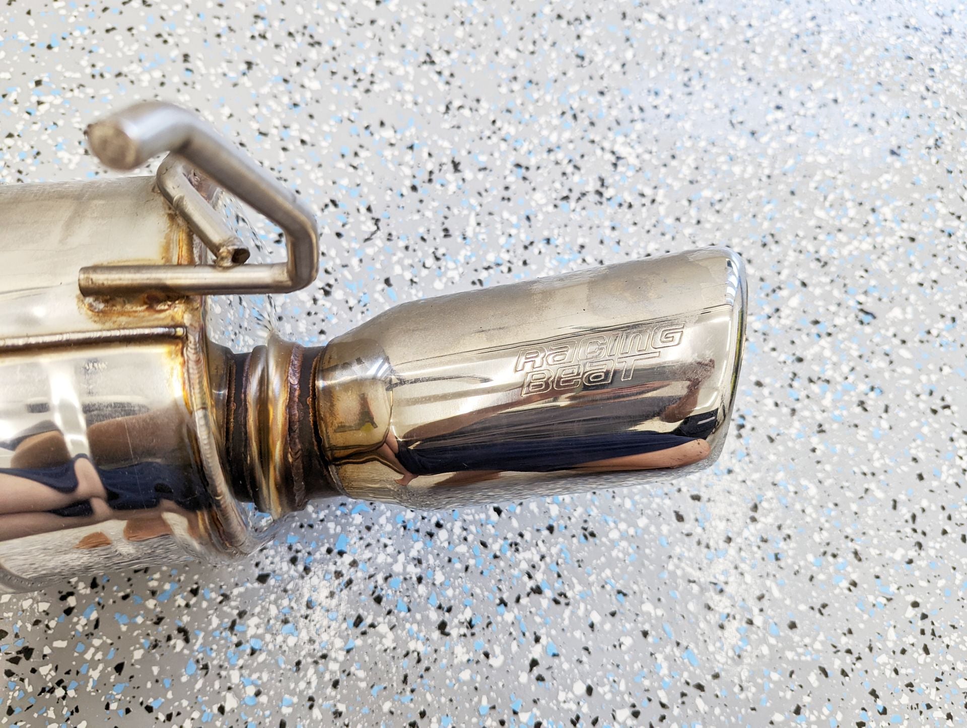 Engine - Exhaust - Racing Beat Single Tip Catback Exhaust - Used - 1993 to 1995 Mazda RX-7 - Houston, TX 77072, United States