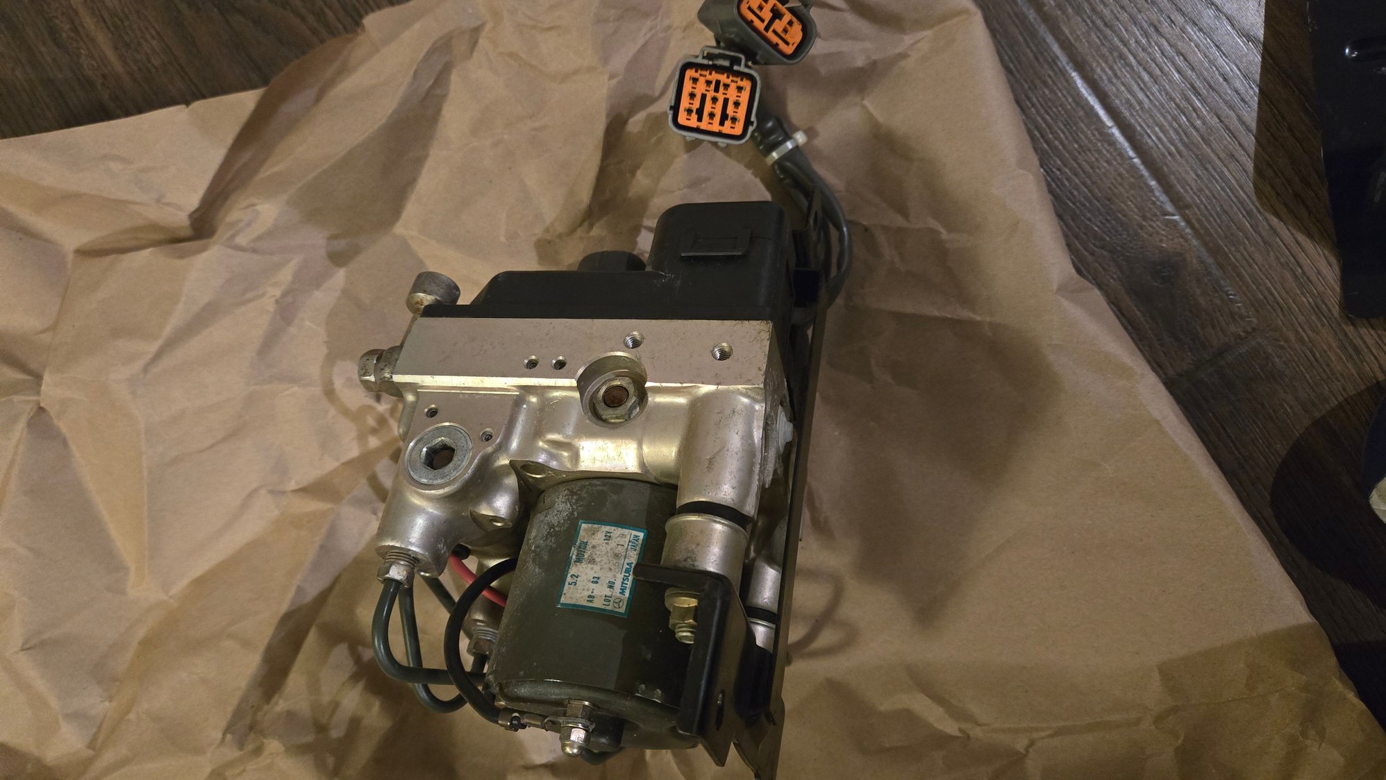 Brakes - RX7 1995 FD3S ABS Pump with Firewall Lines and Brackets - Used - 1993 to 1995 Mazda RX-7 - Lake Saint Louis, MO 63367, United States