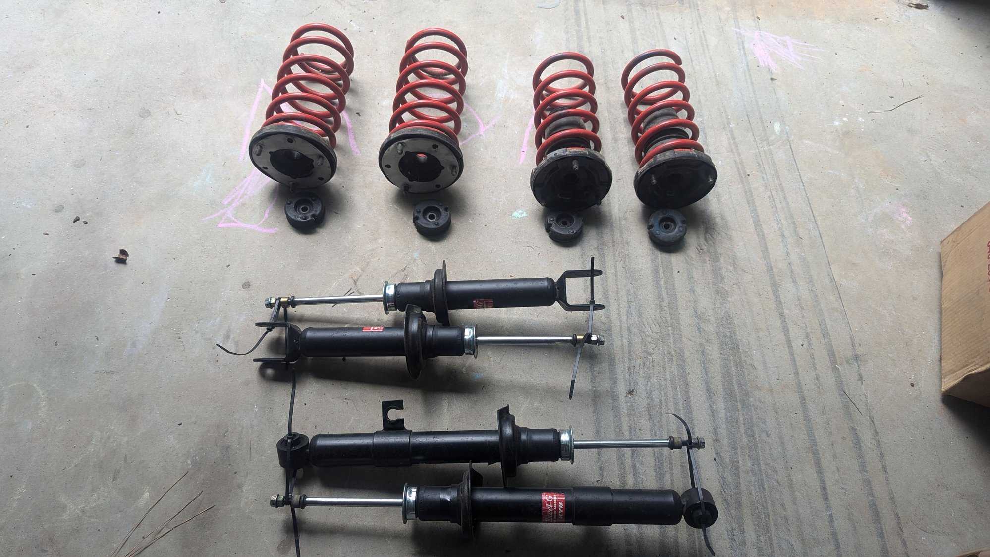 Steering/Suspension - FD KYB strut and lowering spring suspension combo - Used - 1993 to 2002 Mazda RX-7 - Dawsonville, GA 30534, United States