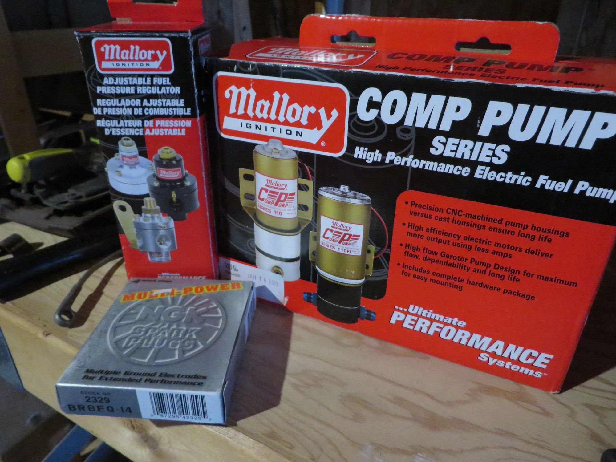 Engine - Intake/Fuel - Mallory fuel pump and bypass/return fuel pressure regulator 12A - New - 1979 to 1985 Mazda RX-7 - Detroit, MI 48216, United States