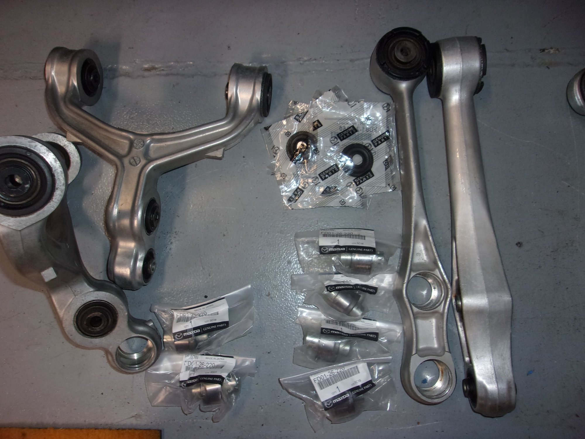 Steering/Suspension - REAR CONTROL ARMS with NEW Pillows - Used - 1993 to 2002 Mazda RX-7 - Murfreesboro, TN 37130, United States