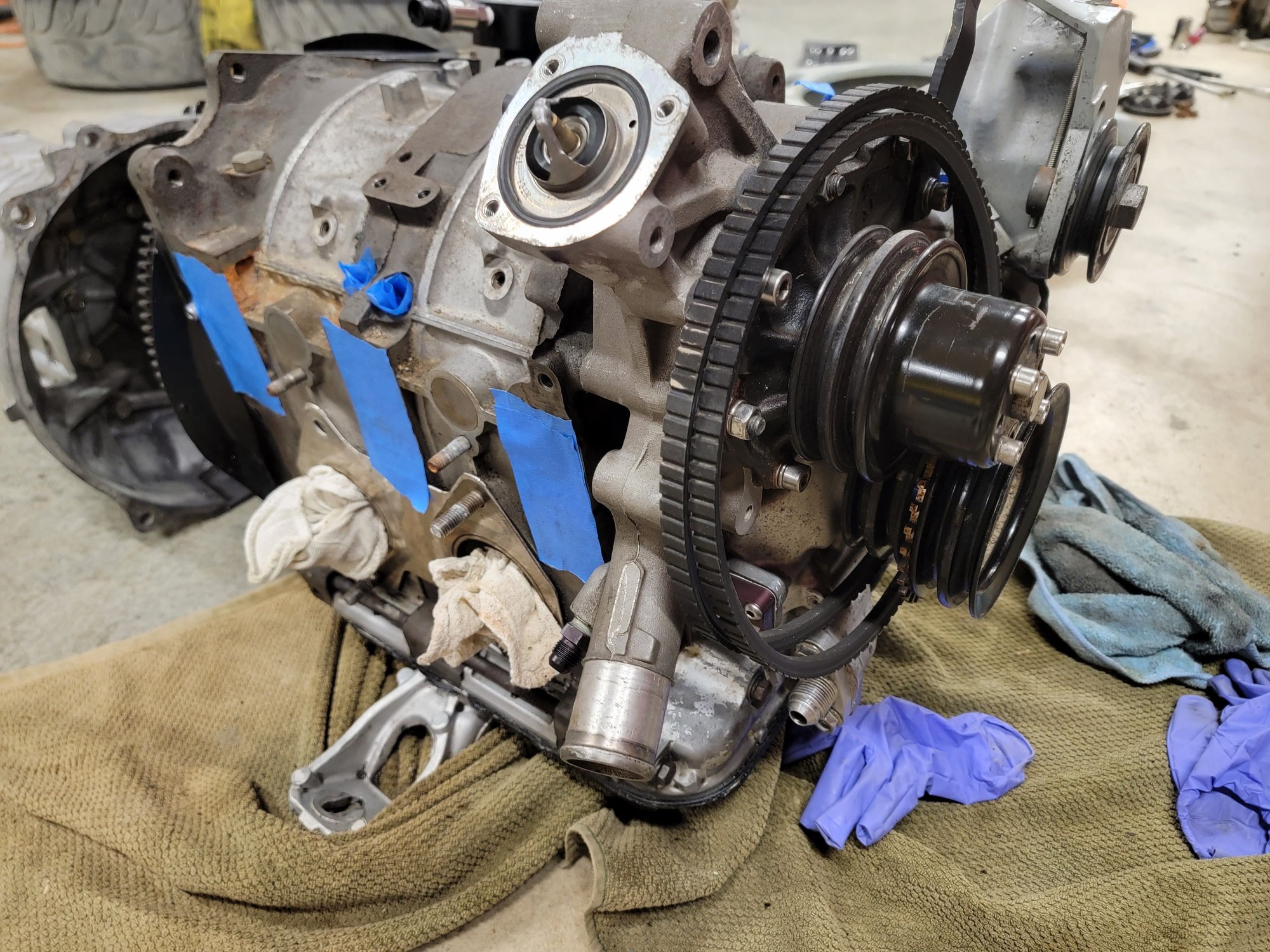 Engine - Complete - FC Turbo II drivetrain s5 - Used - 1987 to 1991 Mazda RX-7 - West Harrison, IN 47060, United States