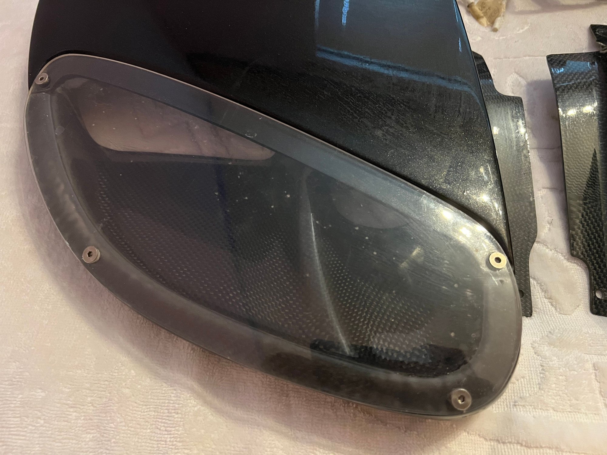 Exterior Body Parts - Original R-Magic H3 Headlight Kit w/ Carbon Bases - Used - 1992 to 2002 Mazda RX-7 - London HA27DY, United Kingdom