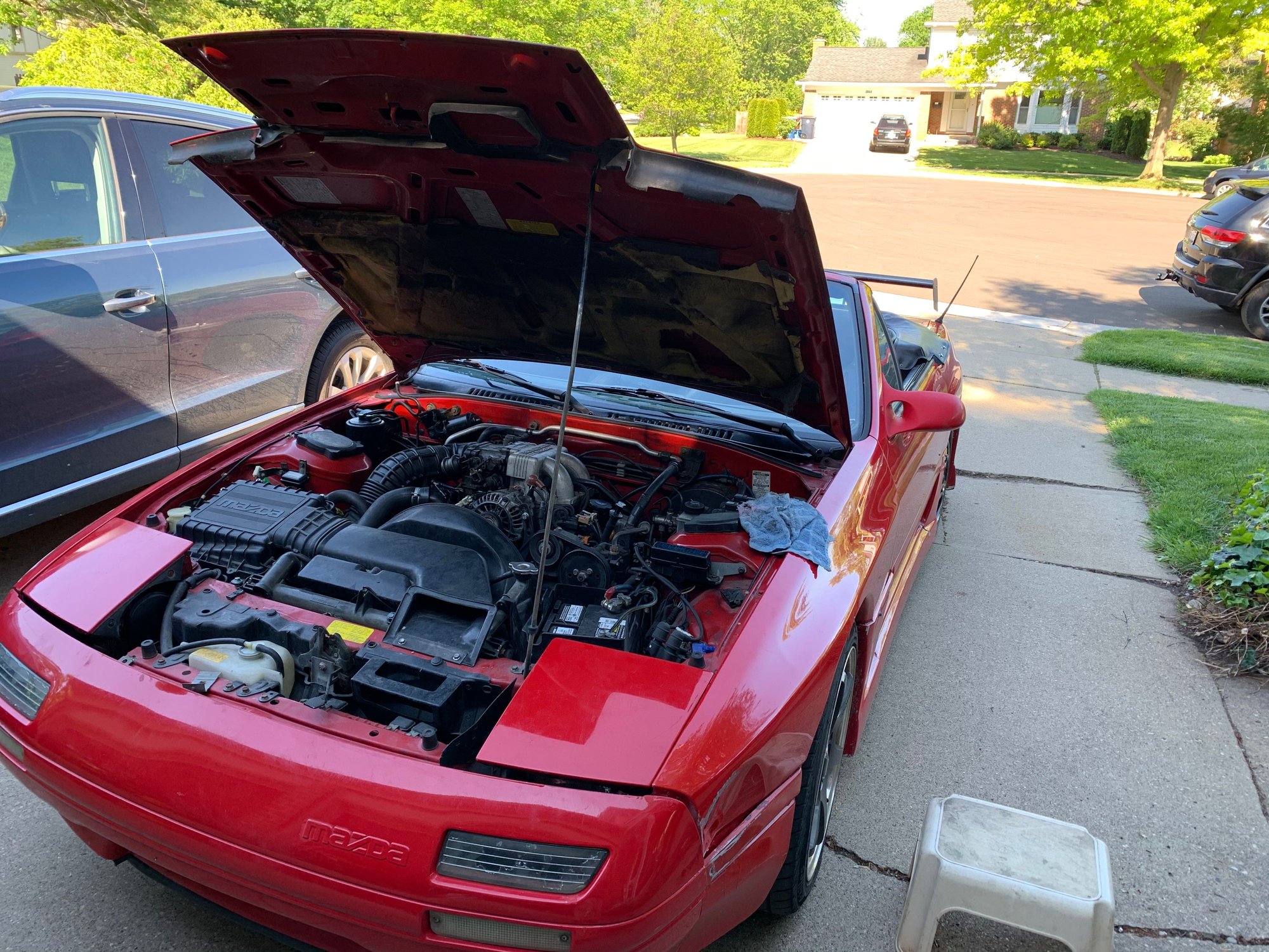 1991 Mazda RX-7 - 1991 vert red - Used - VIN Not adding this - 84,500 Miles - Other - Automatic - Convertible - Ann Arbor, MI 48103, United States