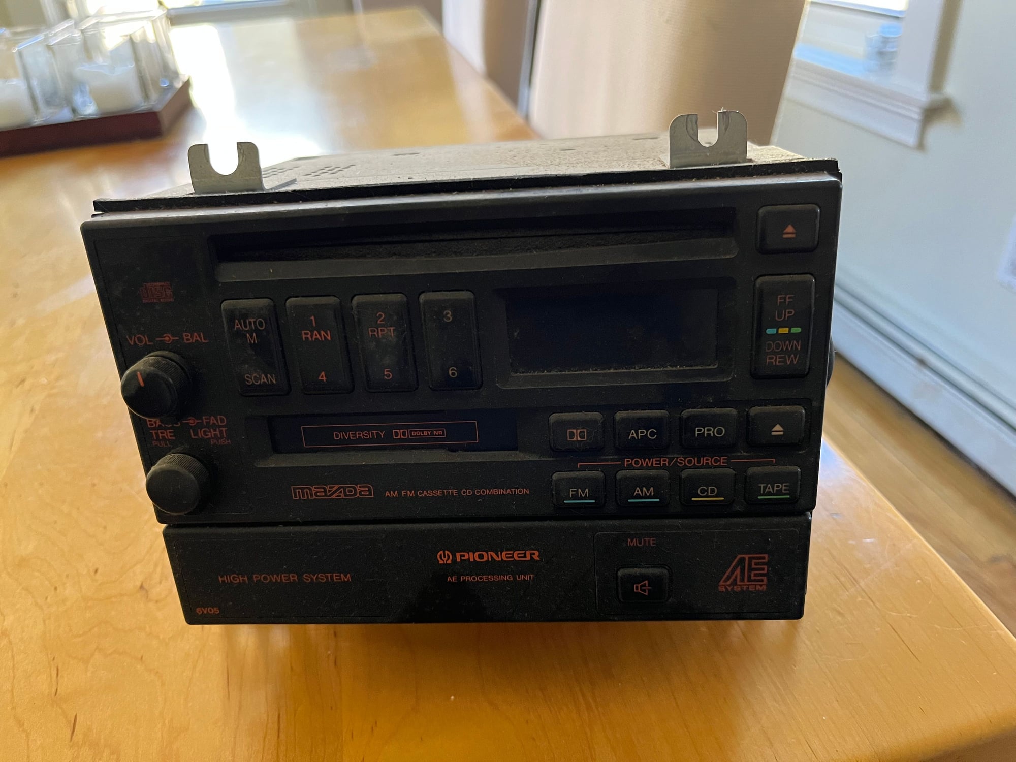 Audio Video/Electronics - FC head unit free for shipping for repair or parts - Used - 1988 to 1992 Mazda RX-7 - Jamaica Plain, MA 02130, United States