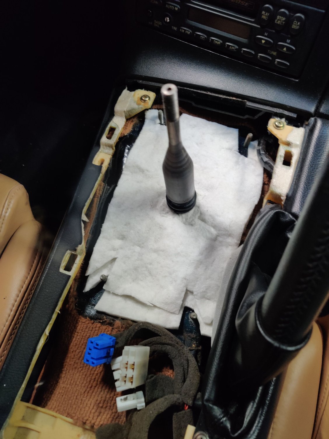 FD lower shift boot insulation for longevity Mazda RX7