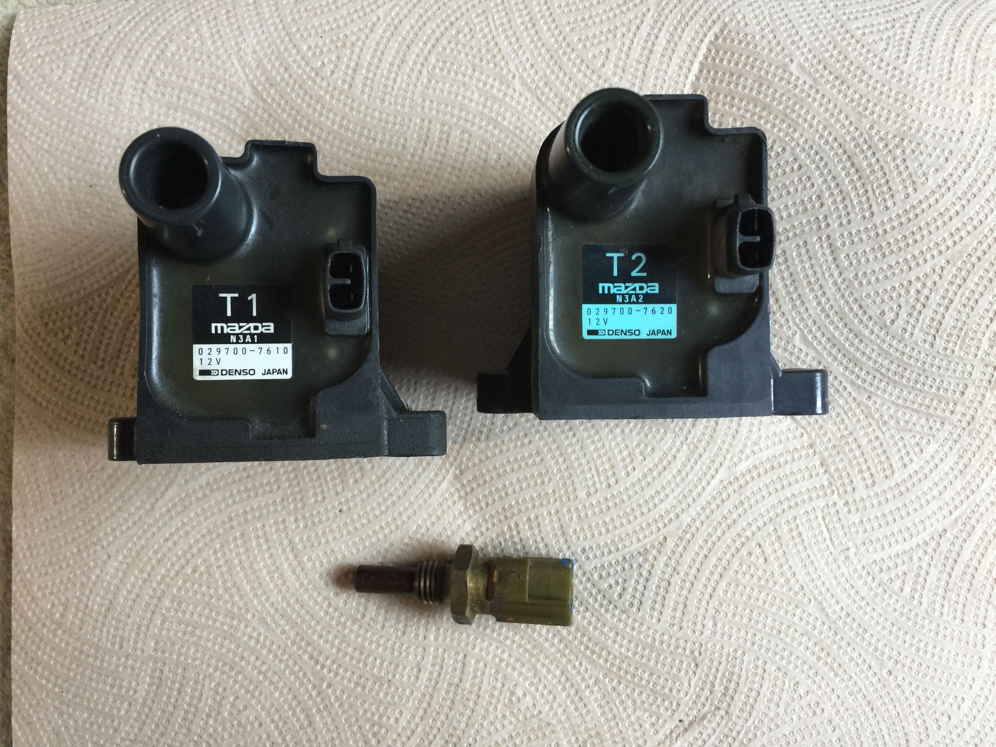 Interior/Upholstery - Set of Trailing Ignition Coil Packs - N3A1-18-100 & N3A2-18-100 for FD - Used - 1993 to 2001 Mazda RX-7 - Menlo Park, CA 94025, United States