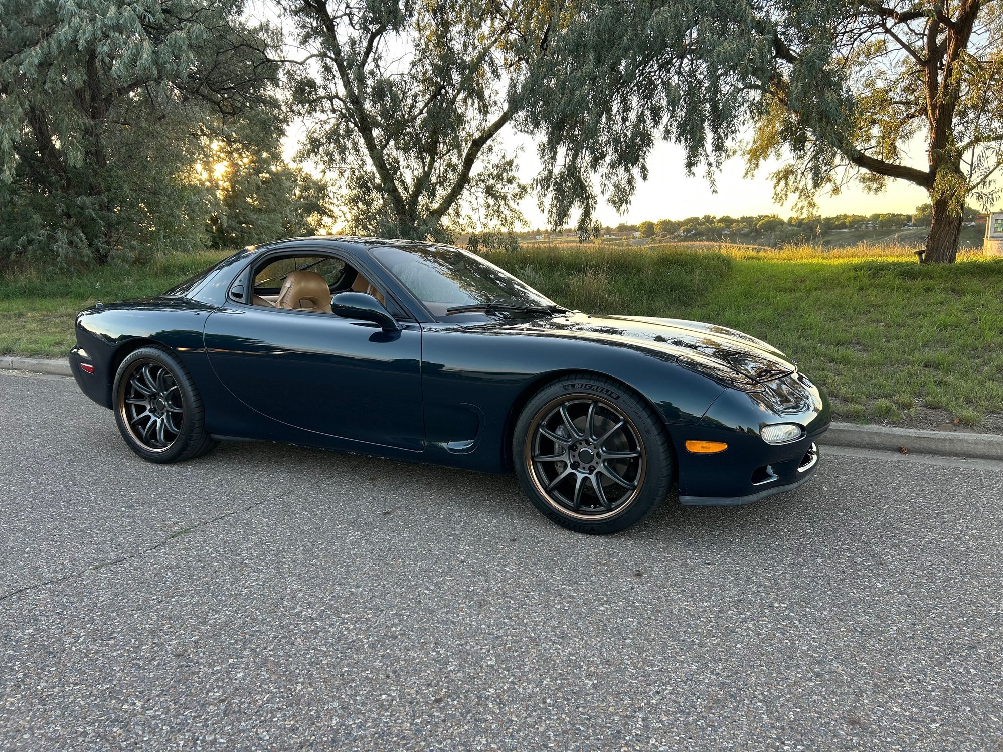 1993 Mazda RX-7 - 1993 RX-7 Manual Montego Blue Touring - Factory repaint, fresh street port rotary - Used - VIN JM1FD3318P0203166 - 83,000 Miles - Other - 2WD - Manual - Coupe - Blue - Calgary, AB T1B4C3, Canada
