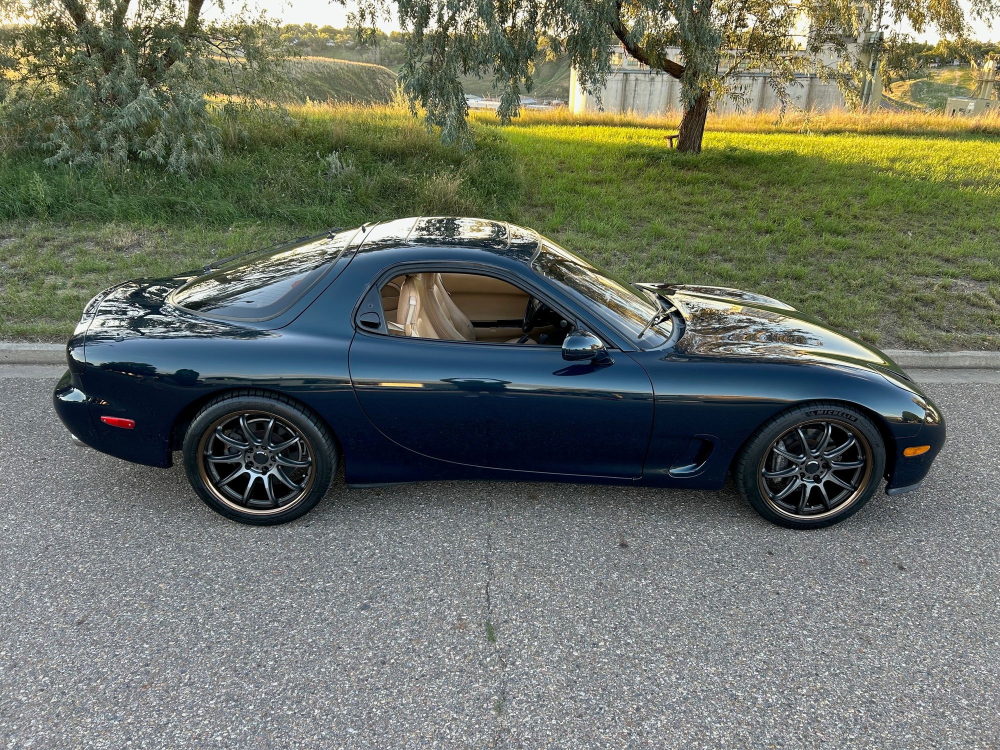 1993 Mazda RX-7 - 1993 RX-7 Manual Montego Blue Touring - Factory repaint, fresh street port rotary - Used - VIN JM1FD3318P0203166 - 83,000 Miles - Other - 2WD - Manual - Coupe - Blue - Calgary, AB T1B4C3, Canada