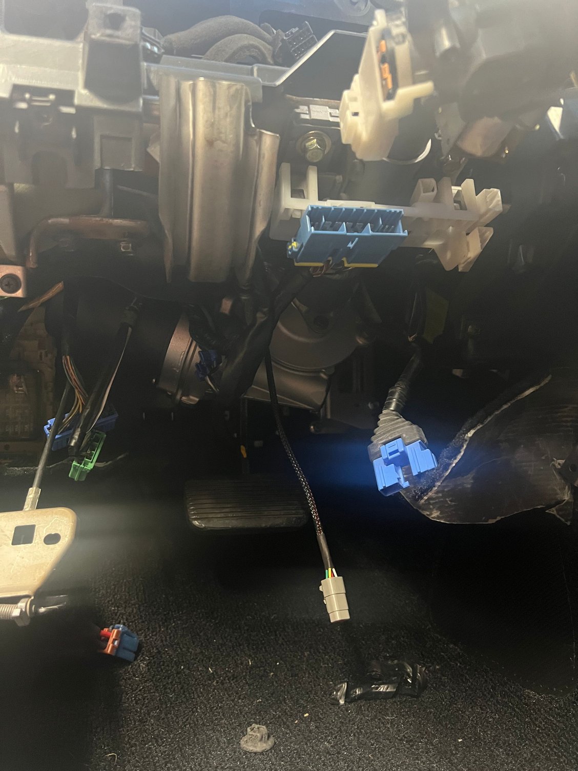E power steering bolted up