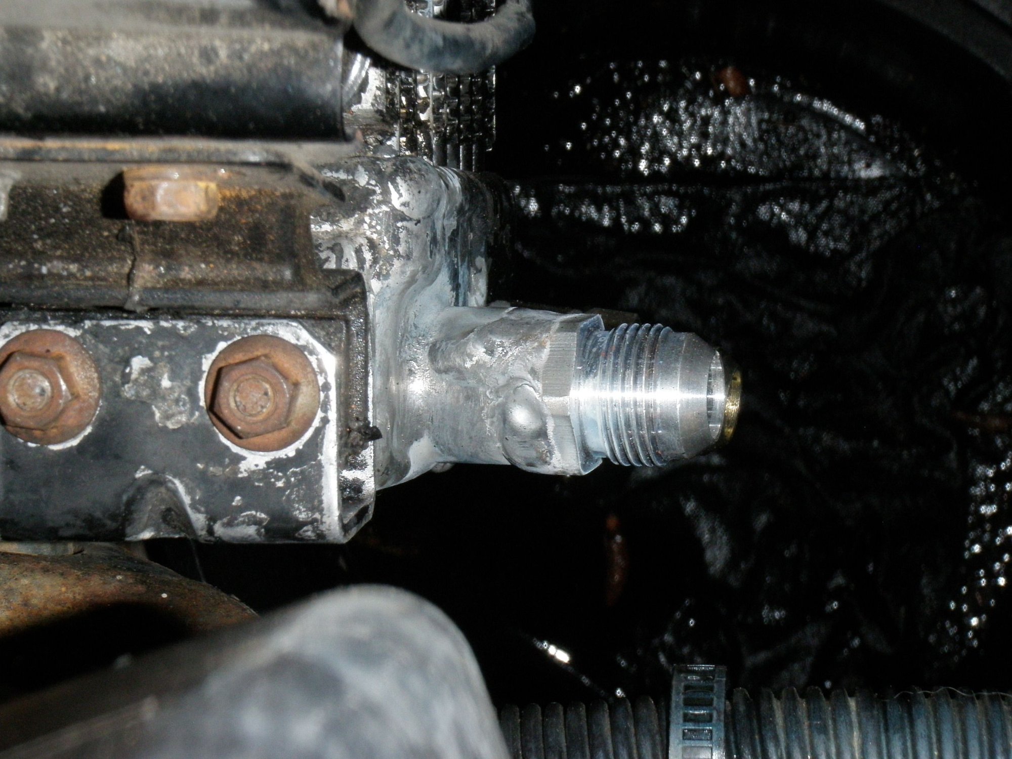 Cracked oil cooler? Mazda RX7 Forum