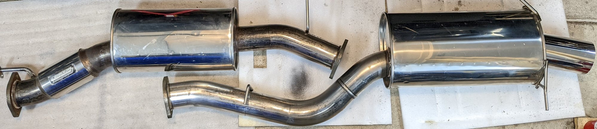 Engine - Exhaust - FD3S Revolution 90mm exhaust system with catted mid pipe - Used - 1993 to 2002 Mazda RX-7 - Oak Park, IL 60302, United States