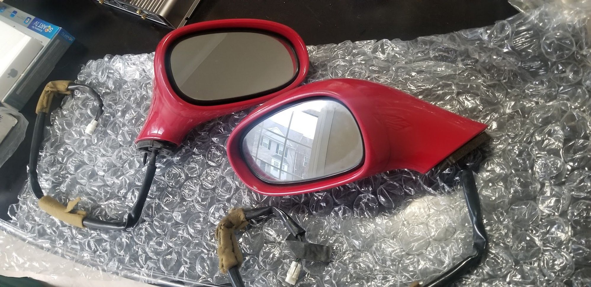 Exterior Body Parts - OEM Side Mirrors with JDM Glass in VR - Used - 1993 to 2001 Mazda RX-7 - Germantown, MD 20874, United States