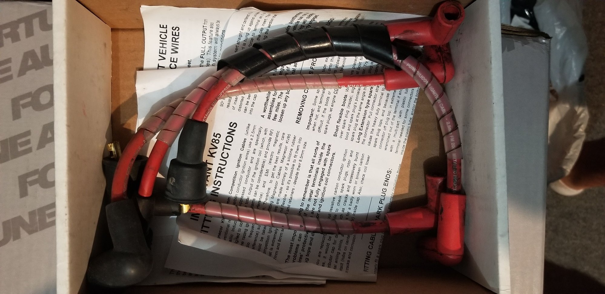 Engine - Electrical - Magnecor 8.5mm - Used - 1993 to 1995 Mazda RX-7 - Hollywood, FL 33026, United States