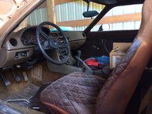 Interior needs quite a bit of work as some of the plastic trim is crumbling from age.