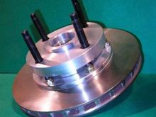 This is the Billet hub with the smaller 10" rotor installed.   