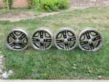 13" wheels not in the best shape but from 1983 and models prior to the '83 Limited Edition