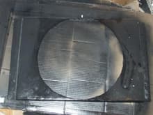 Rad fan shroud aluminium