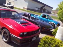 buddies cars at work,  302 capri, small block s10