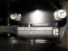 cracked cap example  torqued katech rod bolt