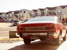 Back shot as the sun was getting ready to go down in colorado Springs