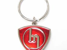 Red M Rotor Keychain