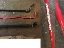 Various sway bars (sold separately)