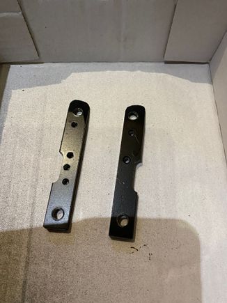 My dad Made  a bracket with built in threads so I can mount the Autoexe underbody brace (the small threads are just to fight some small screws to align the bracket until the holes line up 