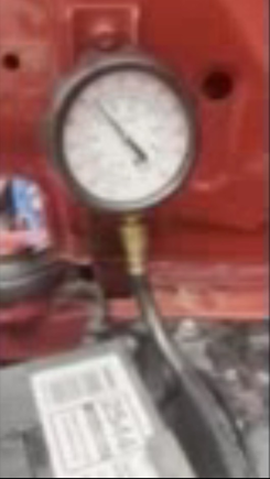 A screenshot of the oil pressure