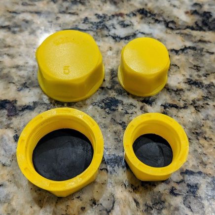 Mana Evaporator Side Threaded Sealing Caps (22 x 1.5 and 16 x 1.5) - $10. Have 9 extra sets of these since I had to buy in bulk.

Great to protect the threads and evaporator from contaminants when you've removed all the AC components from the engine bay but left the evaporator under the dash. 
