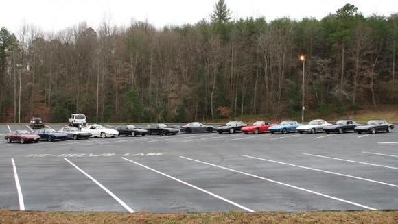 rx7 meet group shot