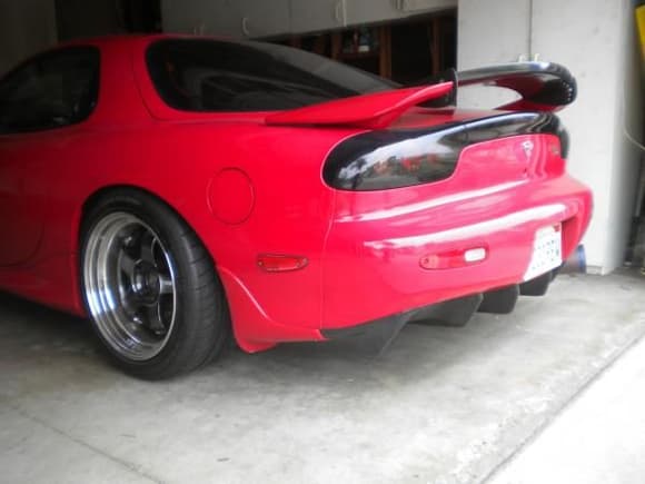 Re street diffuser with FEED rear wing