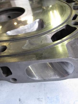 Another angle of a Stage 3 secondary intake port