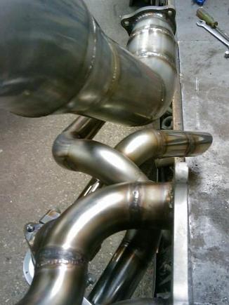 dump pipes from wastegates ready