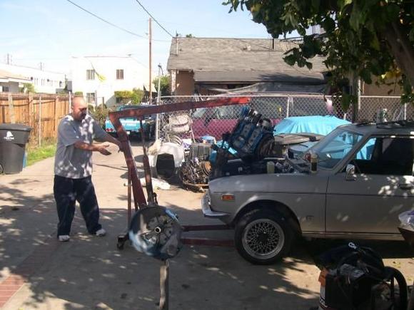 putting a motor on my brother rx2 sedan