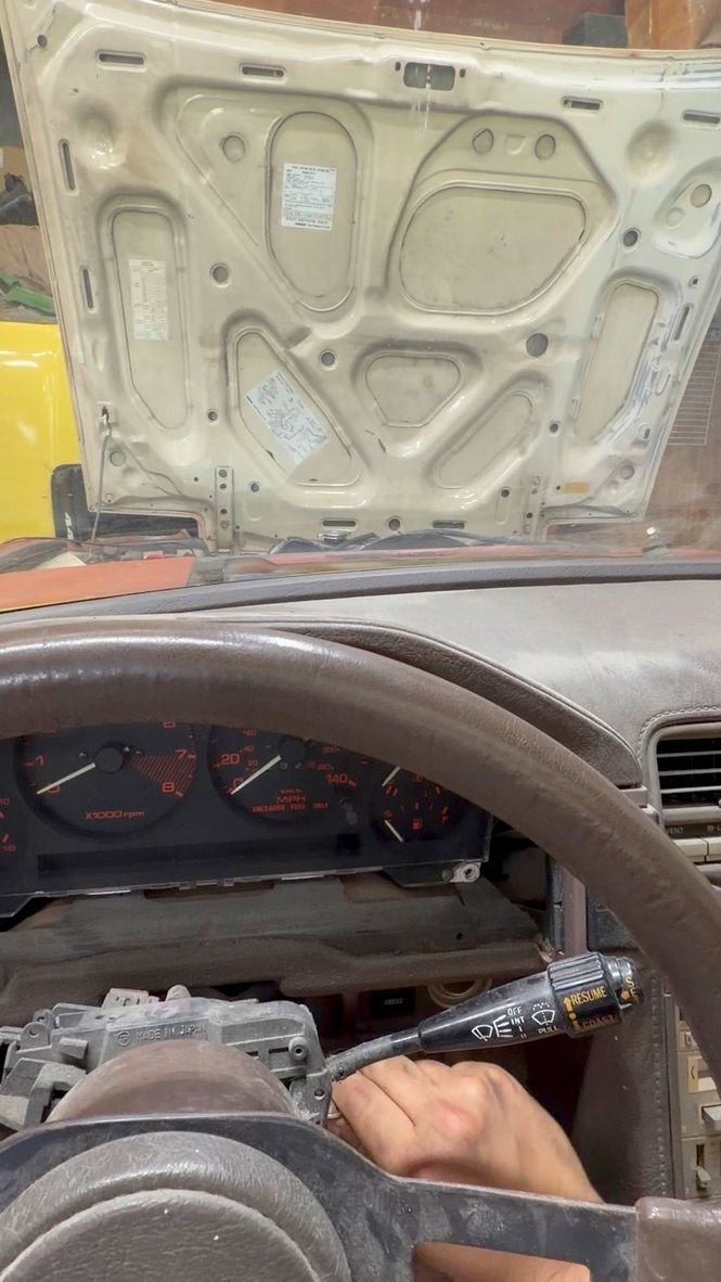 Here's the most recent video I have about trying to start the car. There was some starting fluid sprayed in.