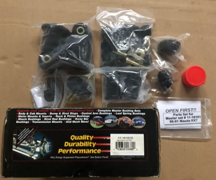Drivetrain - FC Suspension Part - Tokico, Cusco, Energy Suspension - New - 1986 to 1991 Mazda RX-7 - Providence, RI 02902, United States