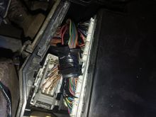 unplug these 4 connectors on the back of the pcm