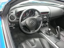 Stock Interior, Has a built in radar detection system near the gauges