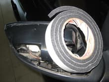 install tape around trim will reduce rattle, (2)