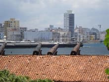 View from Spanish fortress into &quot;New Havana&quot;