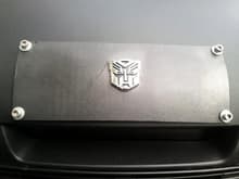 A knod to the Autobots on my dash