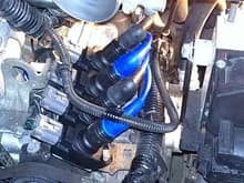 New ignition install from under hood