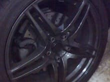 My AVS wheels painted in charcoal.