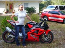 My Girl Justine And My New CBR 954RR